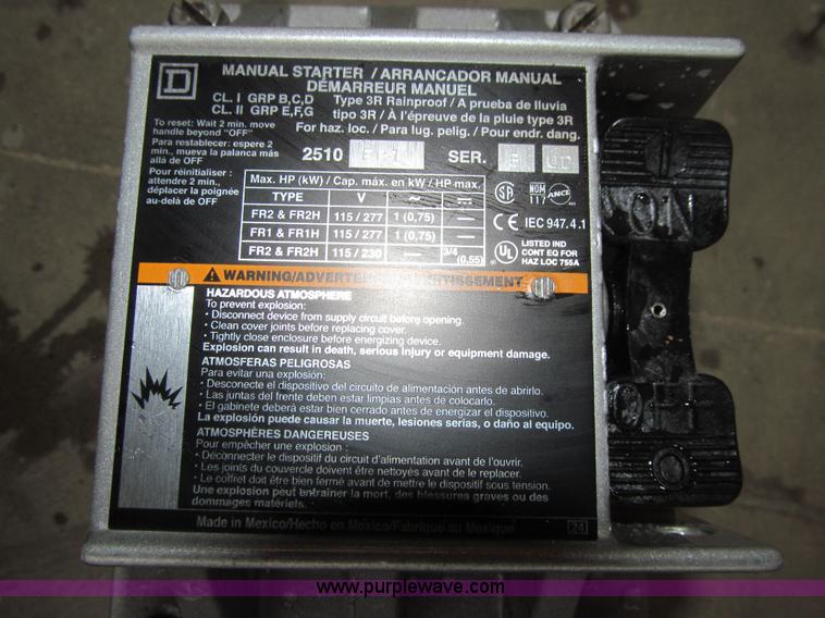 image for item K6402 (3) circuit disconnect boxes