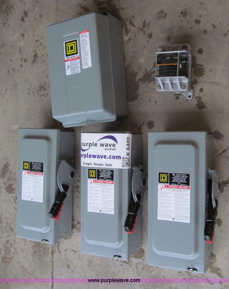 image for item K6402 (3) circuit disconnect boxes