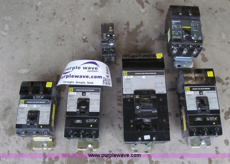 image for item K6403 (6) Square D breakers