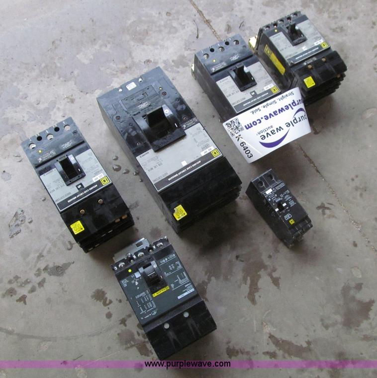image for item K6403 (6) Square D breakers