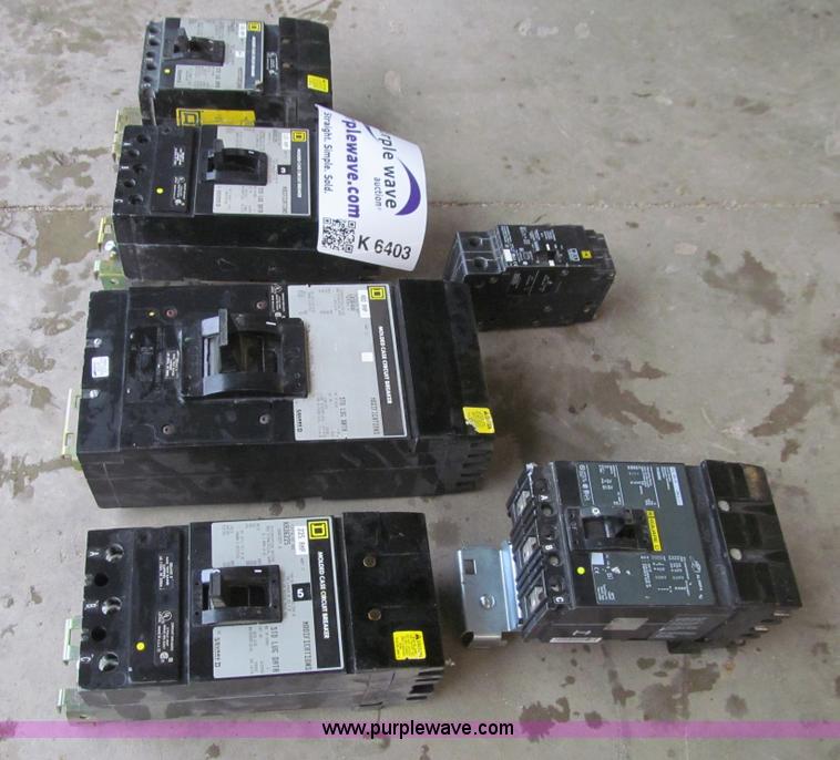 image for item K6403 (6) Square D breakers
