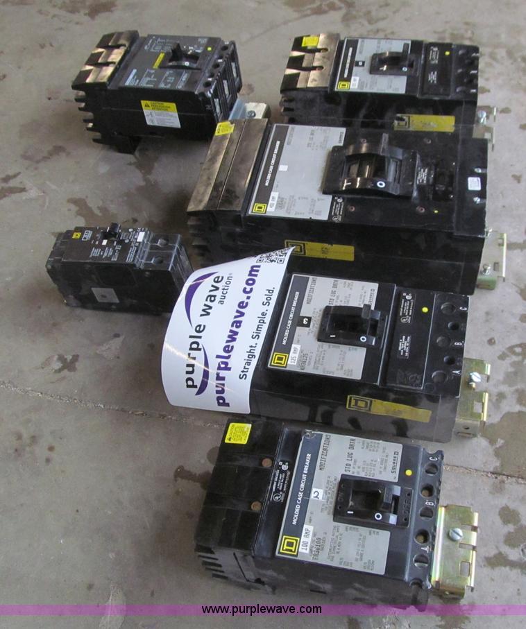 image for item K6403 (6) Square D breakers