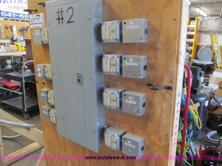 image for item K6405 Temporary electrical panel