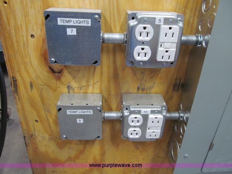 image for item K6408 Temporary electrical panel