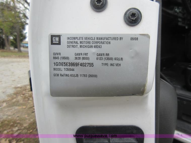 image for item K7531 2009 GMC C5500 service truck