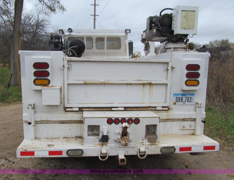 image for item L1807 1993 Freightliner FL70 service truck with crane