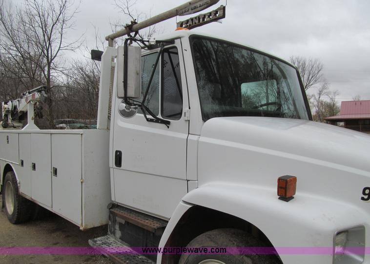 image for item L1807 1993 Freightliner FL70 service truck with crane