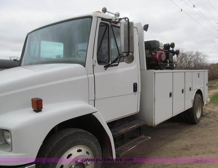 image for item L1807 1993 Freightliner FL70 service truck with crane