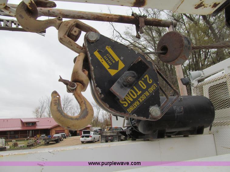 image for item L1807 1993 Freightliner FL70 service truck with crane