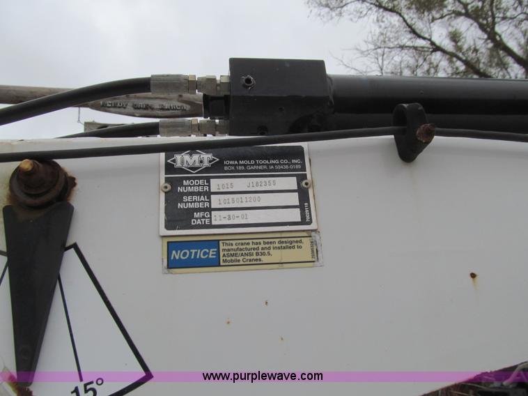 image for item L1807 1993 Freightliner FL70 service truck with crane