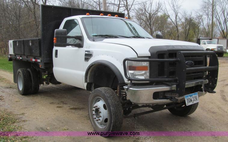 image for item L1808 2008 Ford F450 XL Super Duty flatbed truck
