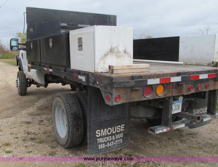 image for item L1808 2008 Ford F450 XL Super Duty flatbed truck