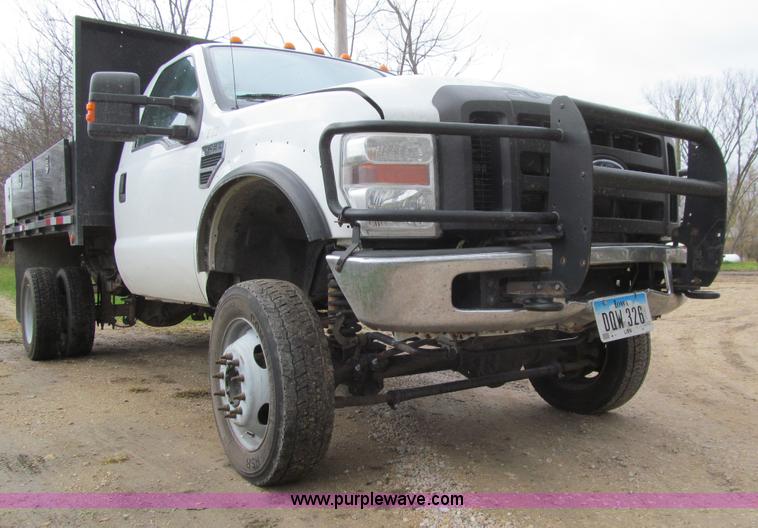 image for item L1808 2008 Ford F450 XL Super Duty flatbed truck