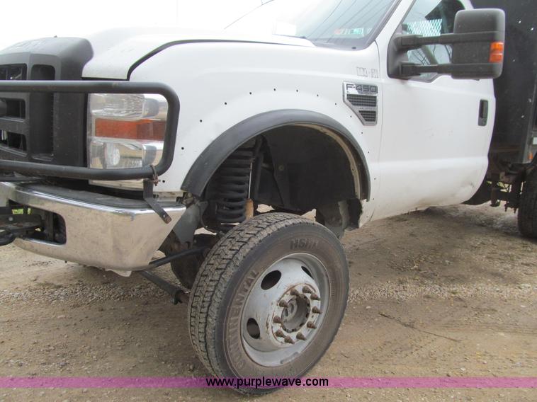 image for item L1808 2008 Ford F450 XL Super Duty flatbed truck