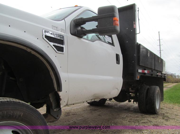 image for item L1808 2008 Ford F450 XL Super Duty flatbed truck