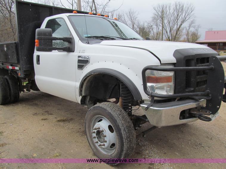 image for item L1808 2008 Ford F450 XL Super Duty flatbed truck
