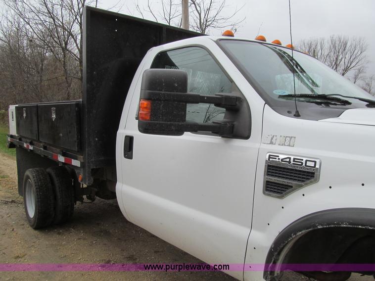 image for item L1808 2008 Ford F450 XL Super Duty flatbed truck