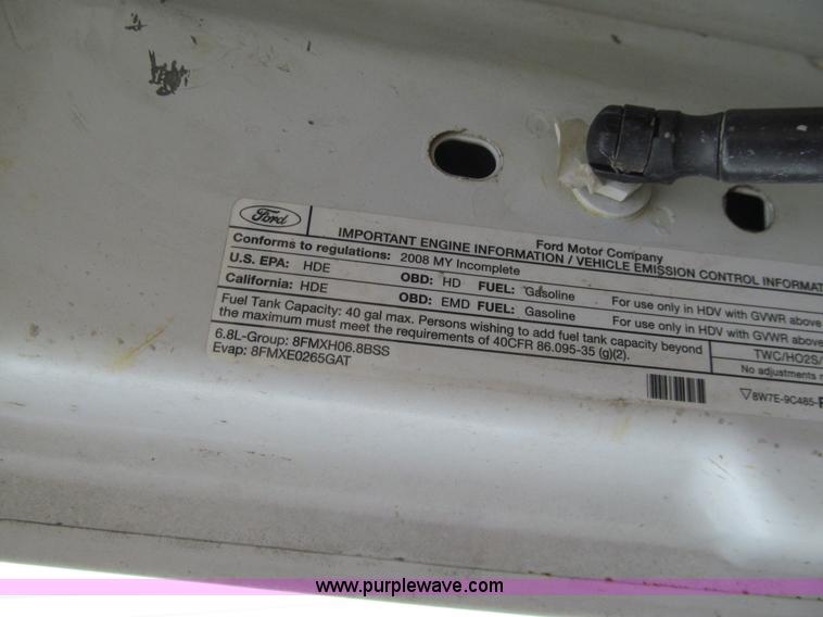 image for item L1808 2008 Ford F450 XL Super Duty flatbed truck