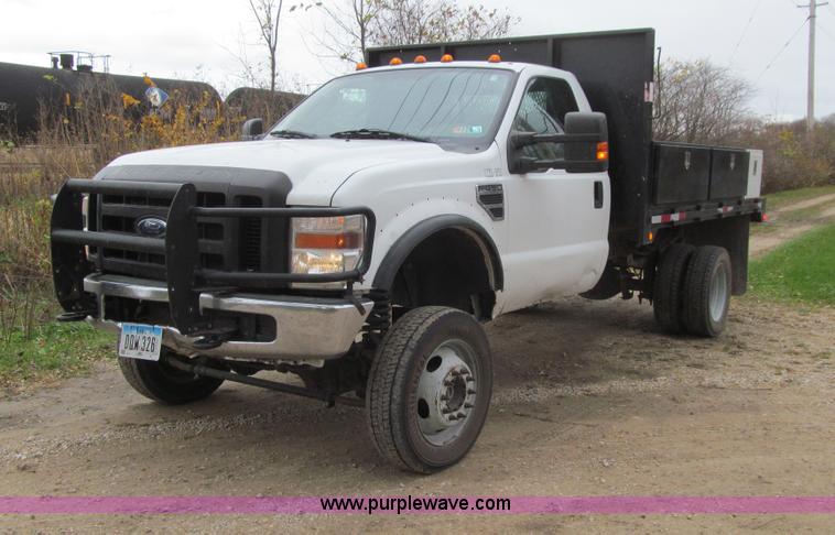 image for item L1808 2008 Ford F450 XL Super Duty flatbed truck