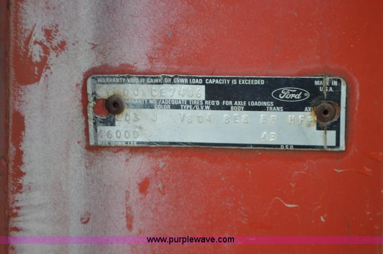 image for item L2788 1979 Ford 800 tree transplanter truck