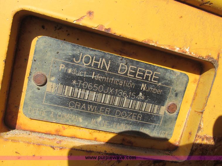 image for item L3871 2007 John Deere 650J LGP dozer