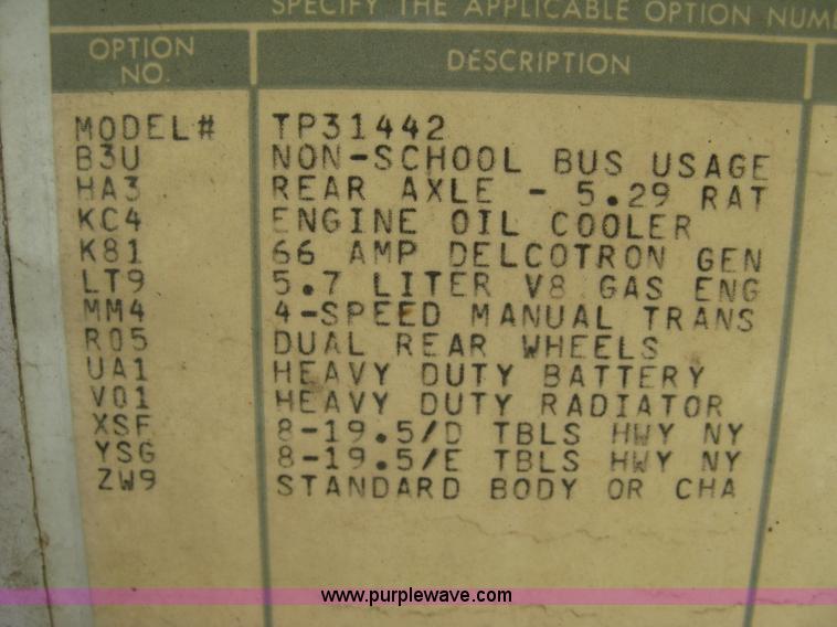 image for item L6426 1986 GMC sewer camera step van