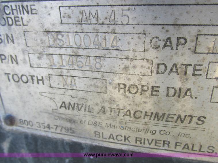 image for item Z9549 Anvil AM45 clamshell bucket