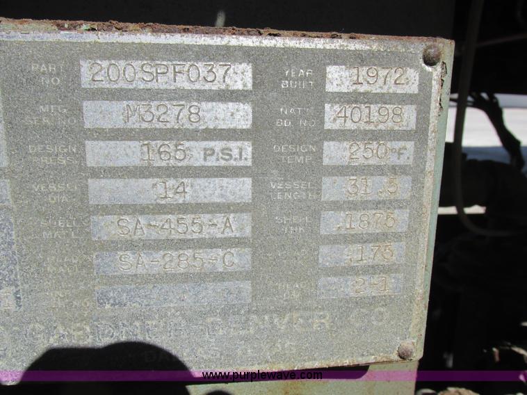 image for item Z9551 1972 Gardner Denver SPFGA air compressor