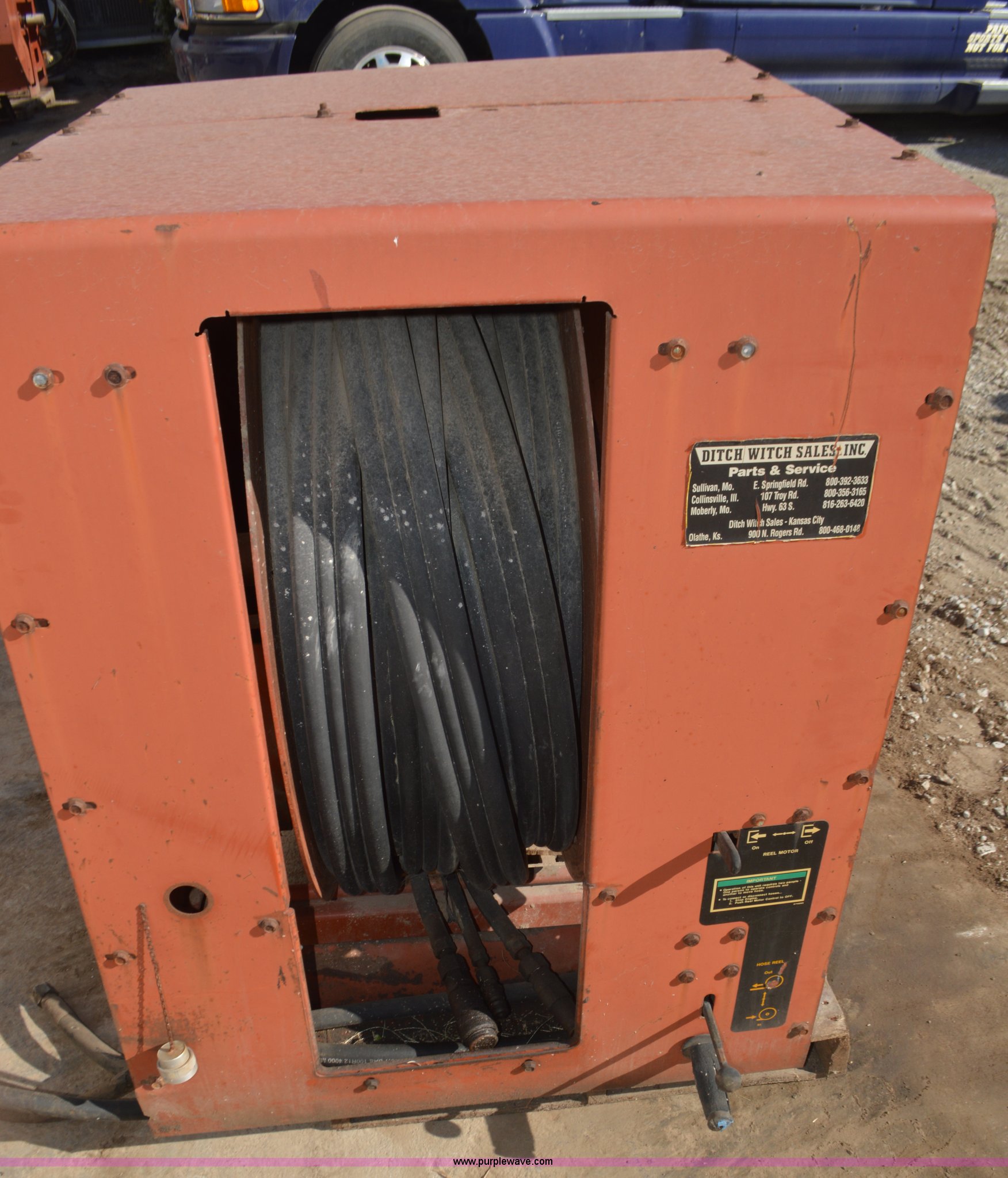Ditch Witch hydraulic directional drilling hose reel in Odessa, MO