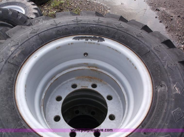 (2) Goodyear SureGrip TL 12.5/8018 I3 R1 utility front tires in