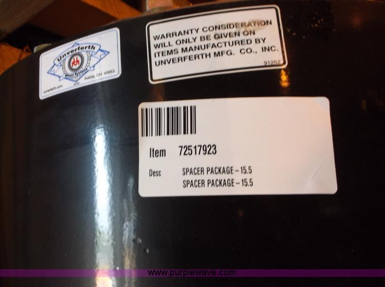 image for item D1812 (6) Unverferth row crop 15.5" spacer package