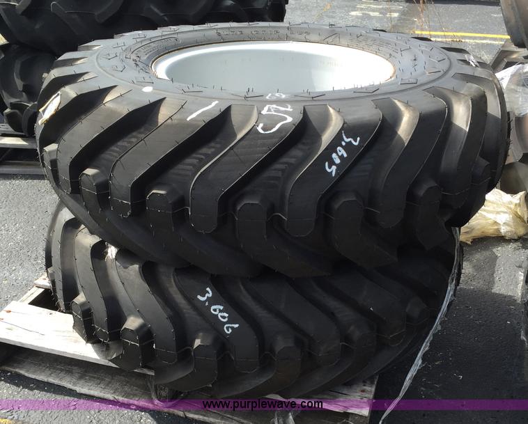 (4) Goodyear SureGrip TL 12.5/8018 I3 R1 utility front tires in