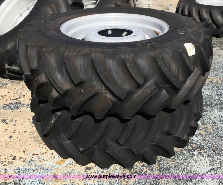 image for item D1892 (2) Titan Hi-Traction Lug TL 13.6-24 R1 utility front tires