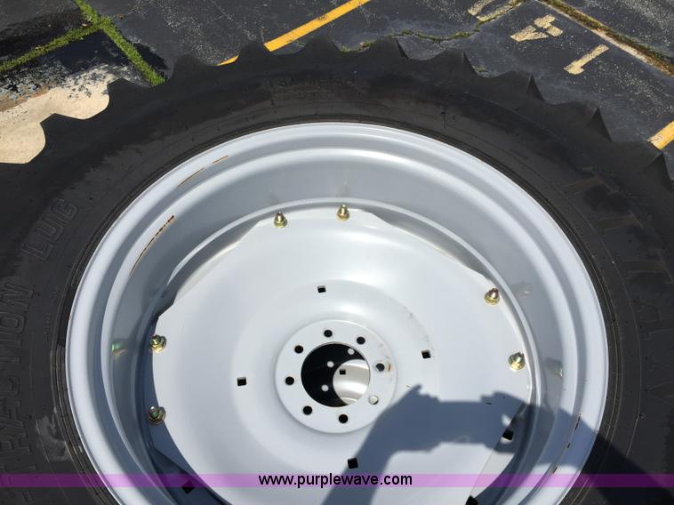 image for item D1899 (2) Titan Hi-Traction Lug TL 18.4-34 R1 utility rear tires