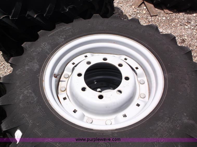 image for item D1973 (2) Titan Hi-Traction Lug TL 13.6-24 R1 utility front tires