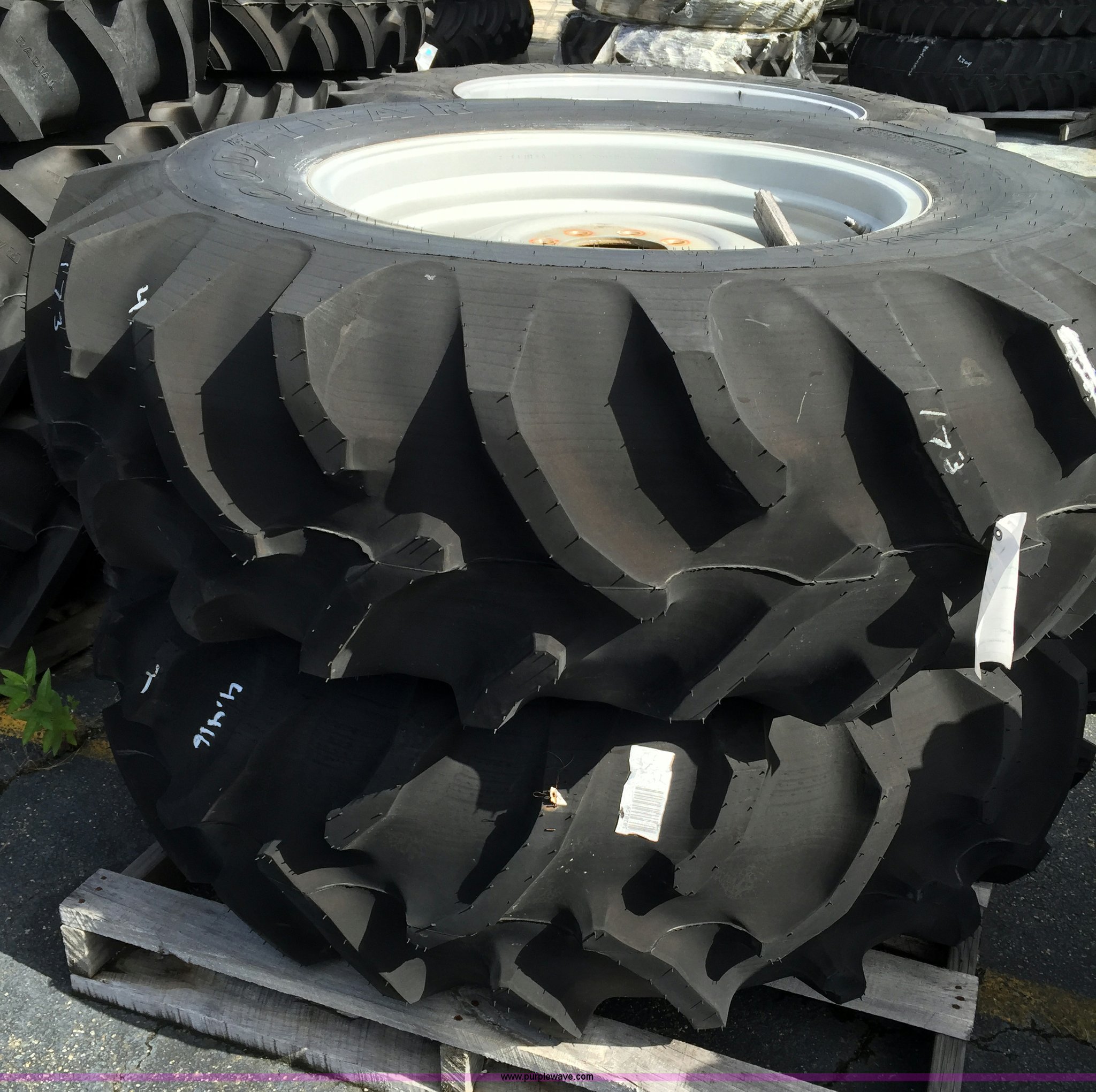 (2) Titan HiTraction Lug TL 18.430 R1 utility rear tires in Edgewood