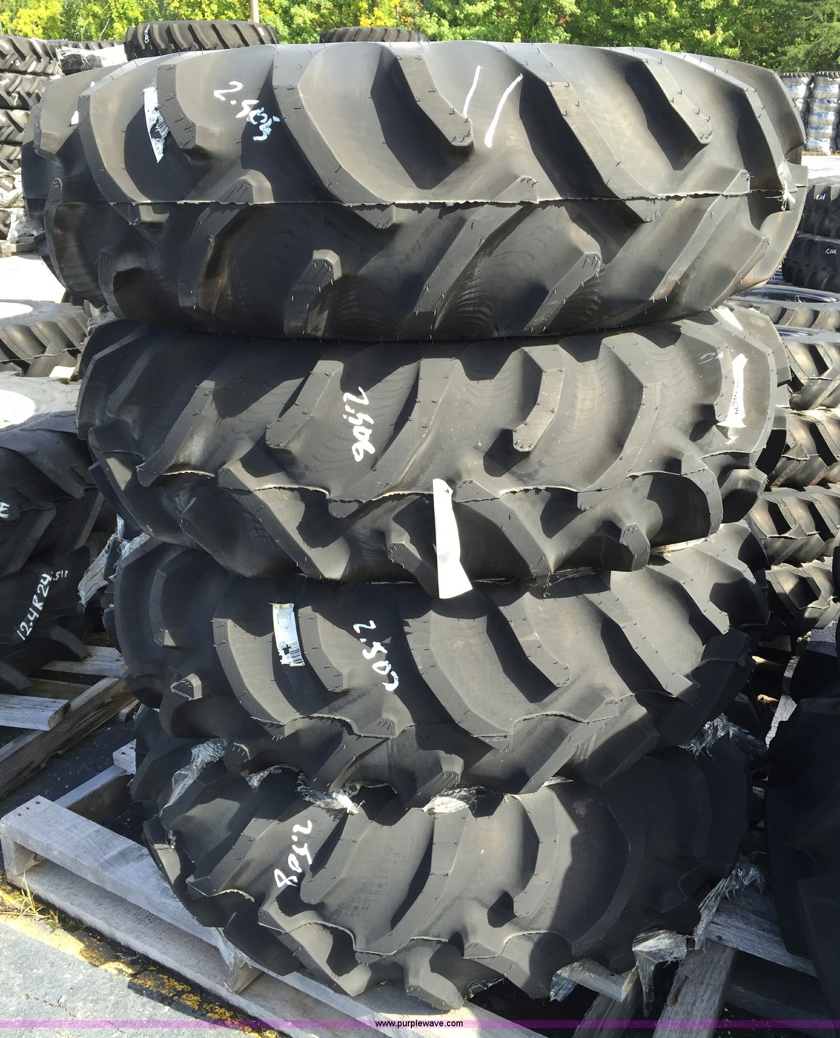 (2) Goodyear Dyna Torq II TT 13.624 R1 utility front tires in Edgewood