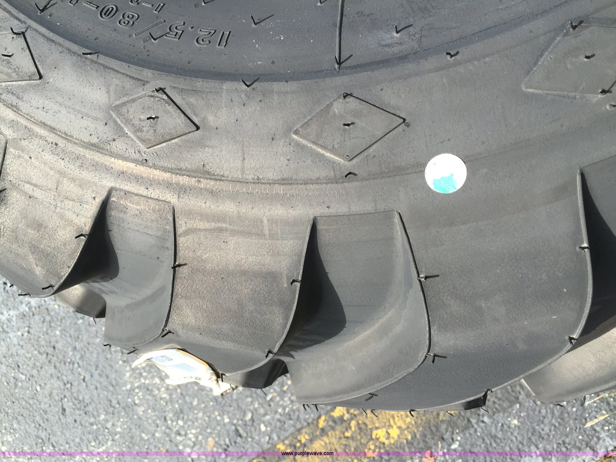 (8) Goodyear SureGrip TL 12.5/8018 I3 R1 utility front tires in