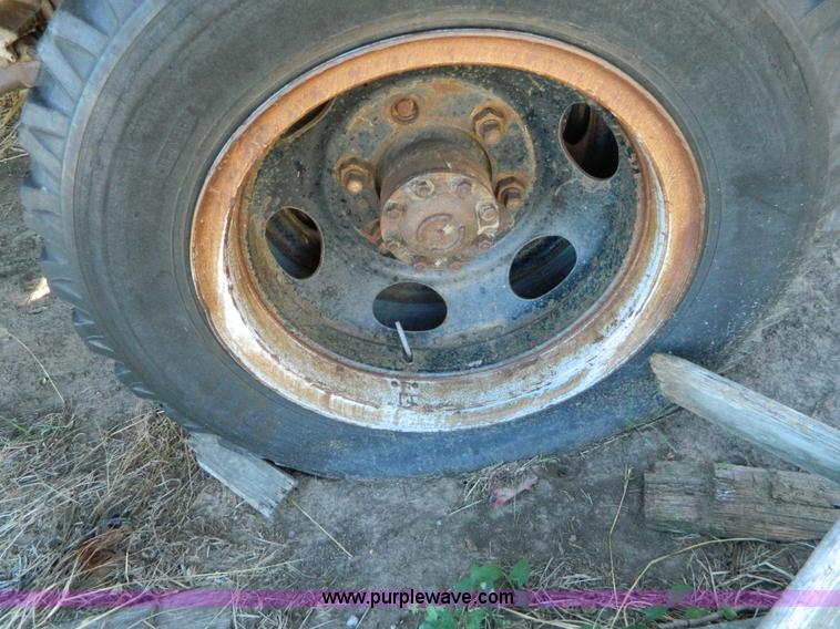 image for item J5242 1958 Ford flatbed truck