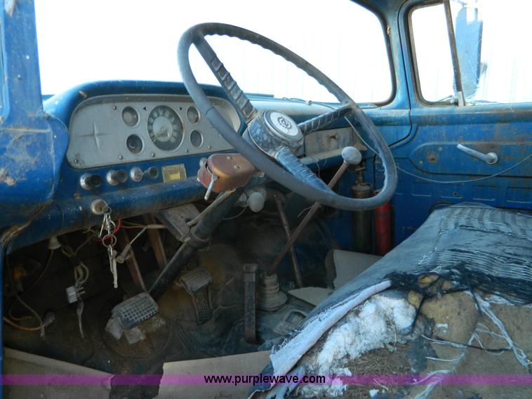 image for item J5242 1958 Ford flatbed truck