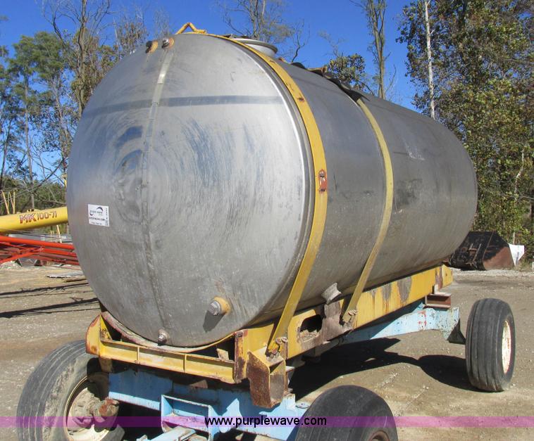 image for item K2232 1984 Progress Ind. Mfg stainless steel tank