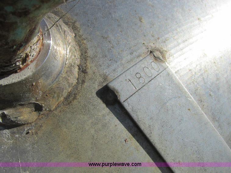 image for item K2237 1989 Mid-State Tank Mfg. stainless steel tank