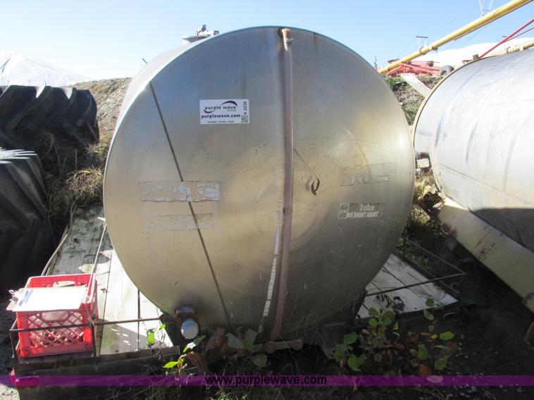 image for item K2238 Certified Equipment Mfg. stainless steel tank