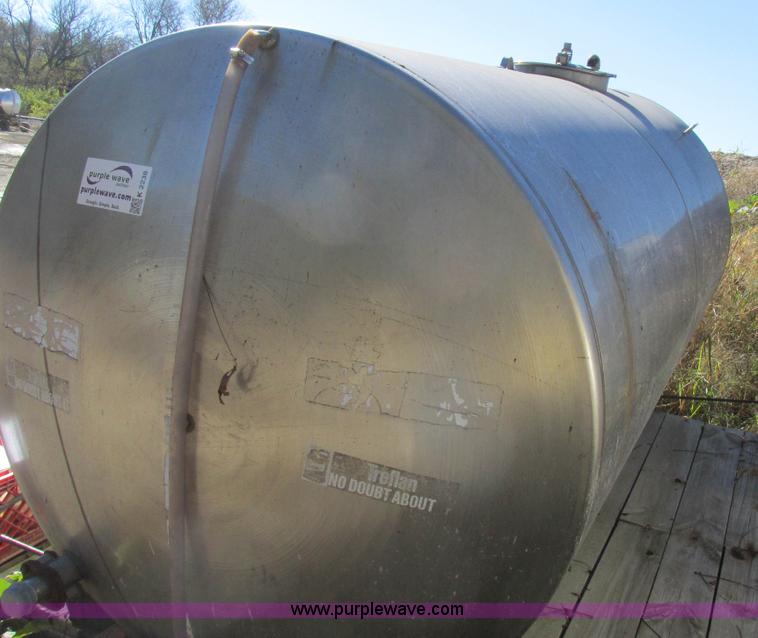 image for item K2238 Certified Equipment Mfg. stainless steel tank