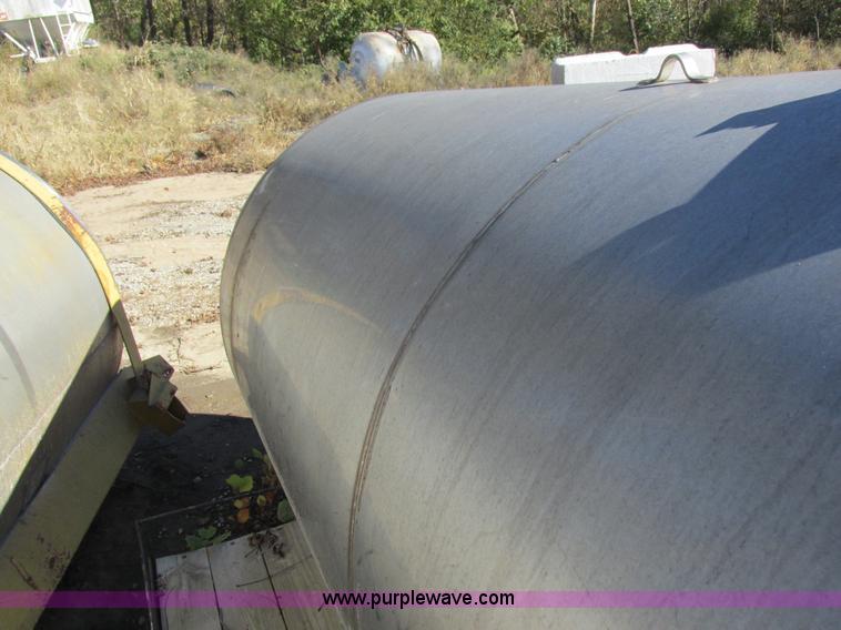 image for item K2238 Certified Equipment Mfg. stainless steel tank