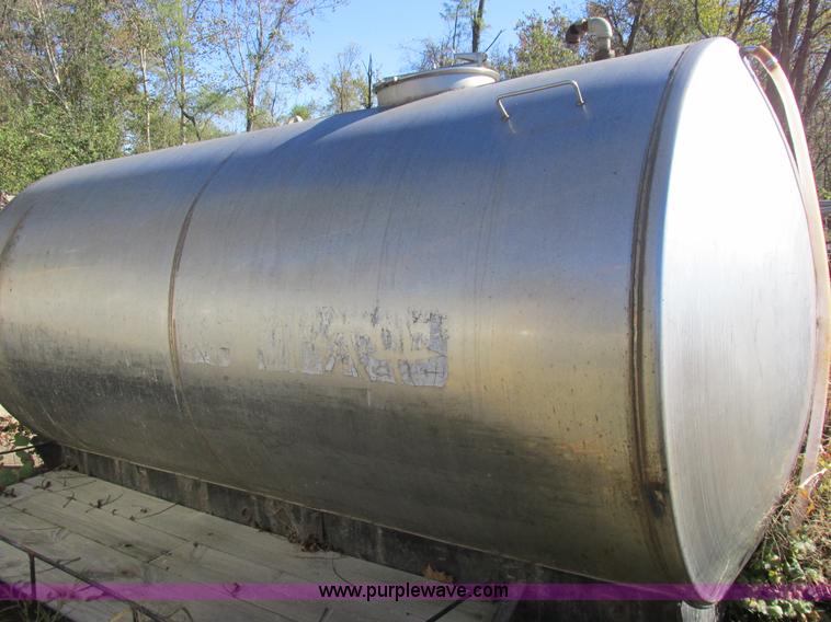 image for item K2238 Certified Equipment Mfg. stainless steel tank
