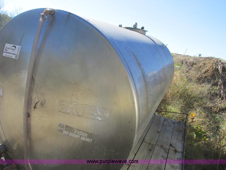 image for item K2238 Certified Equipment Mfg. stainless steel tank