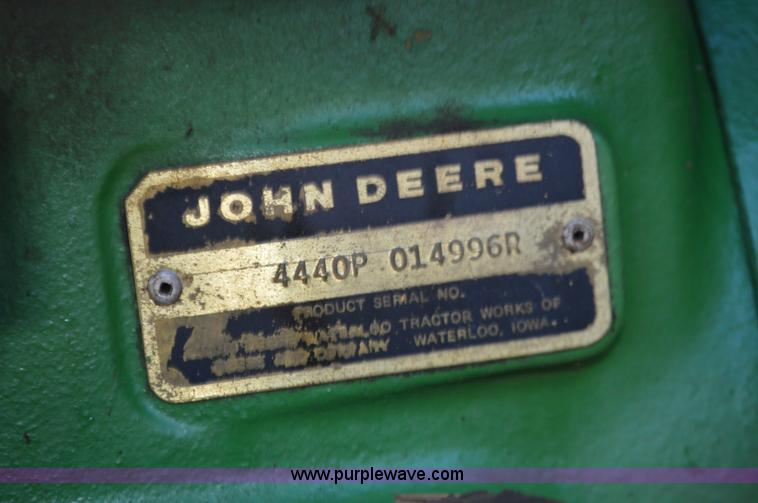 image for item K7587 John Deere 4440 tractor