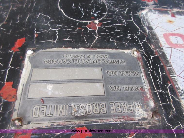 image for item BB9078 Mckee Brothers 220 snow blower