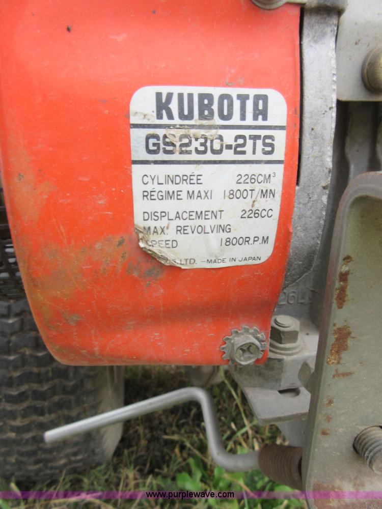 image for item BB9079 Kubota TF75 lawn aerator